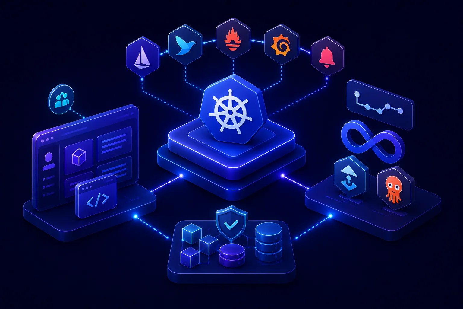 A layered internal platform architecture designed around developer workflows